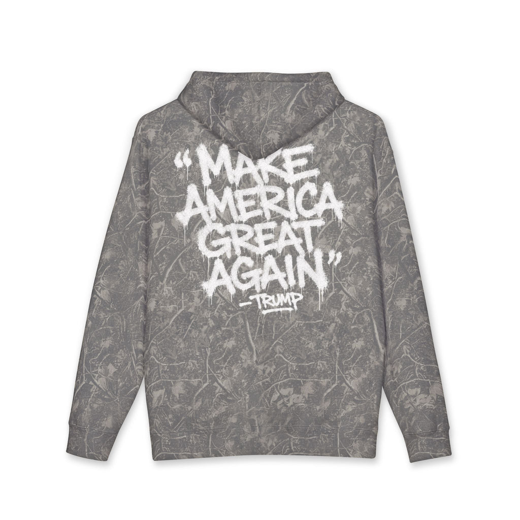 Trump Graffiti Hoodie — Urban Political Streetwear