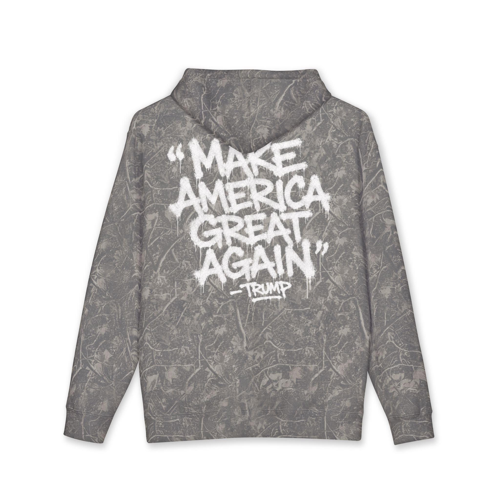 Trump Graffiti Hoodie — Urban Political Streetwear