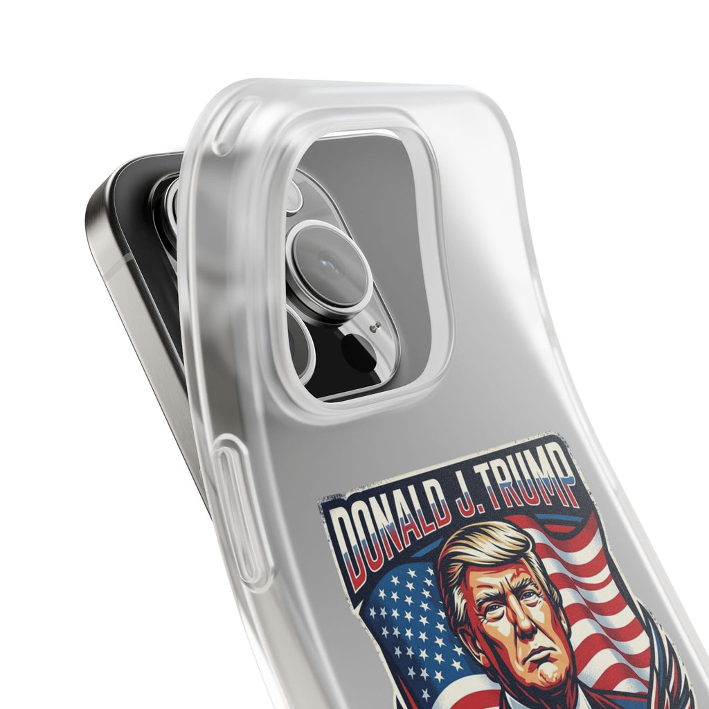 Political Phone Case — 'America First' Patriotic Shield Design
