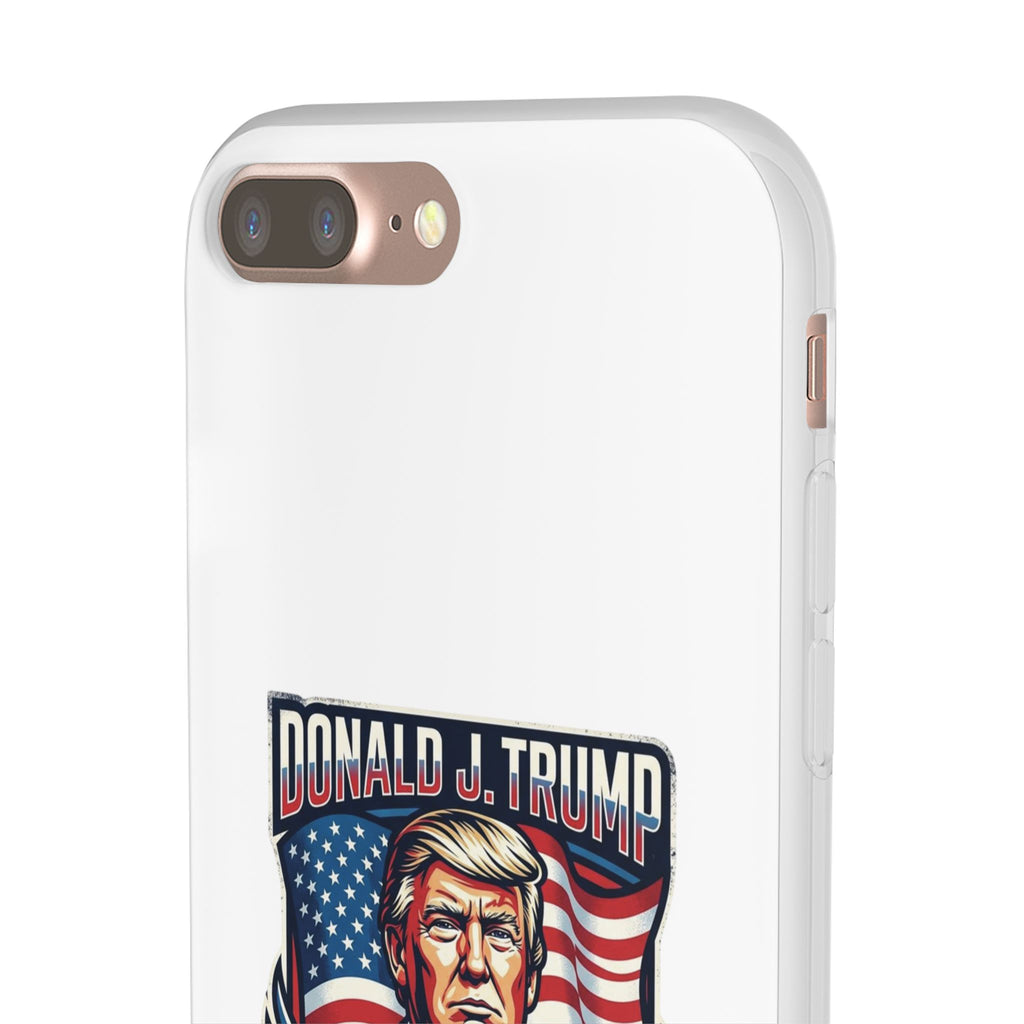 Political Phone Case — 'America First' Patriotic Shield Design